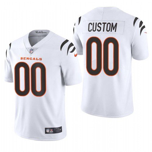 Men's Cincinnati Bengals ACTIVE PLAYER Custom 2021 New White NFL Vapor Untouchable Limited Stitched Jersey